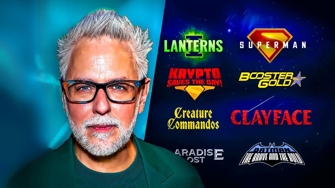 James Gunn, DCU Gods and Monsters slate logos