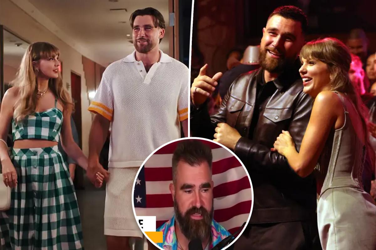 Jason Kelce spills on Travis' surprise MSG wedding performance for wife Taylor Swift