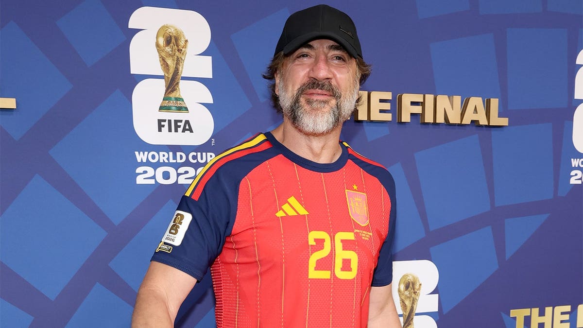 Javier Bardem at the World Cup halftime show
