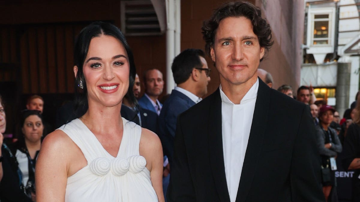 Justin Trudeau and Katy Perry arriving to the Tribeca Film Festival in June 2026.