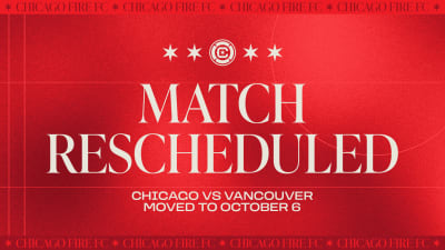 Chicago Fire FC and Vancouver Whitecaps FC Match at Soldier Field Rescheduled Due to Air Quality Conditions