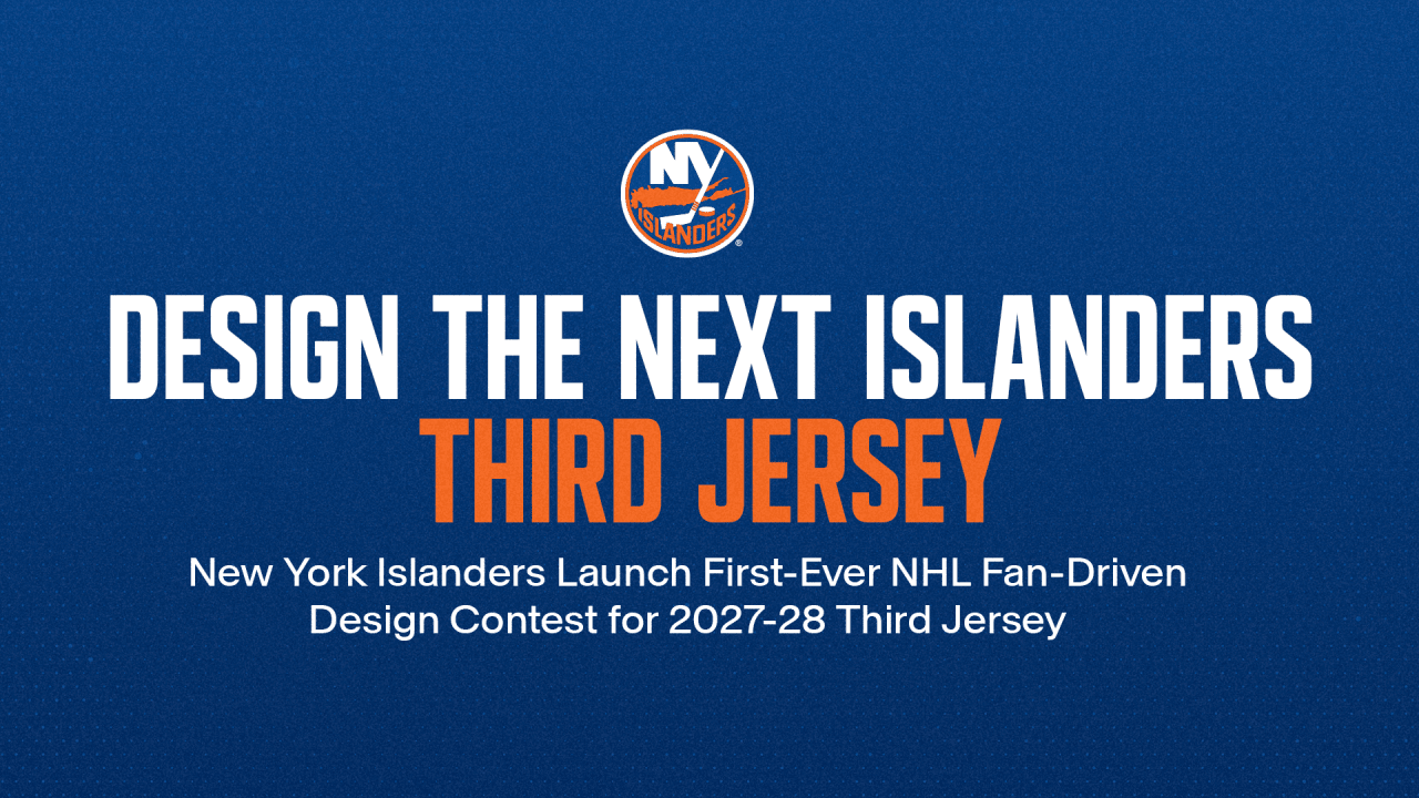 New York Islanders Launch First-Ever NHL Fan-Driven Design Contest for 2027-28 Third Jersey
