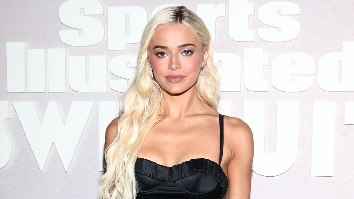 Livvy Dunne poses at a launch party in New York.