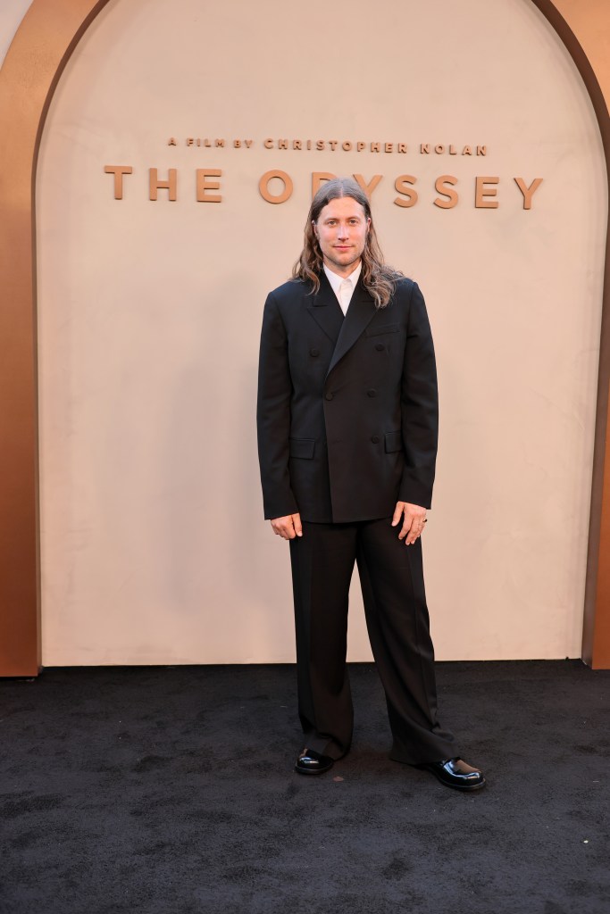 Ludwig Göransson at the New York premiere of "The Odyssey"
