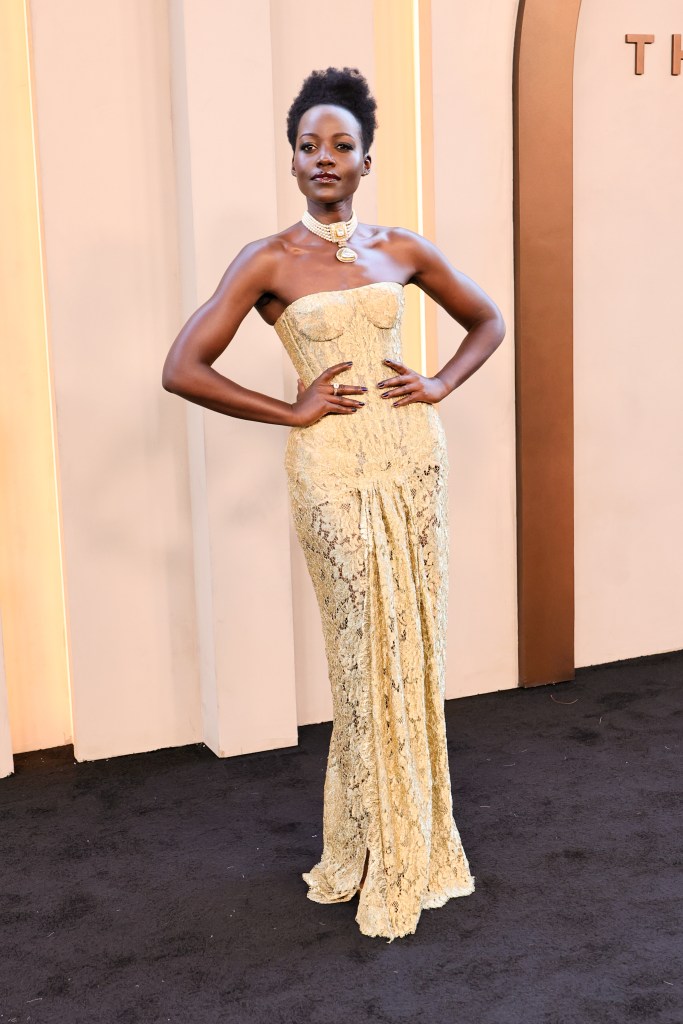 Lupita Nyong’o at the New York premiere of "The Odyssey"