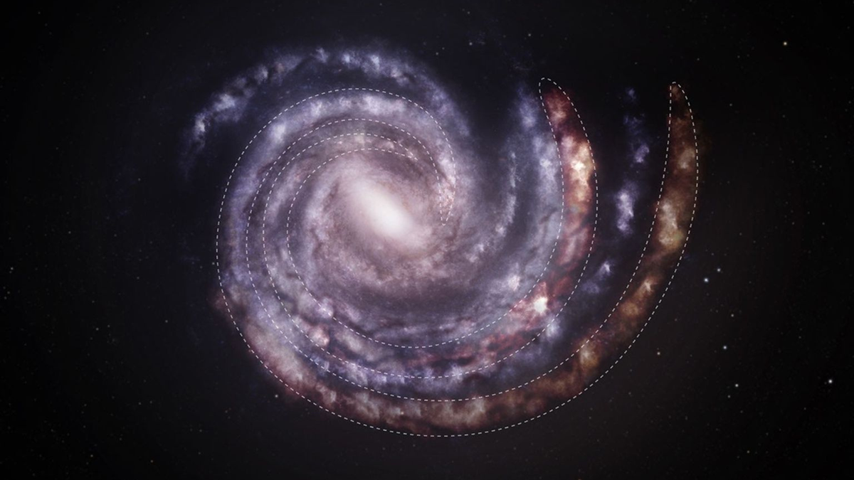 Milky Way artist's rendering