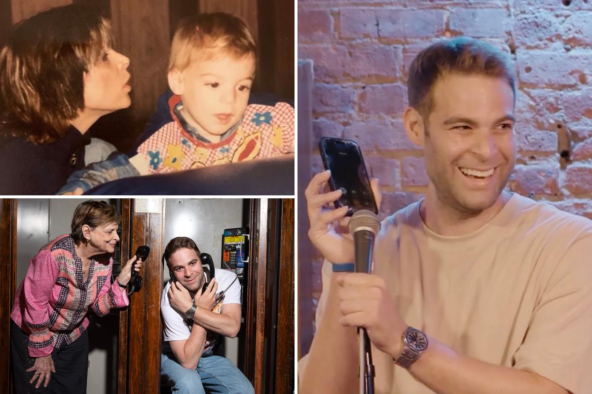 NYC comedian phones his overprotective, unfiltered mother live on stage