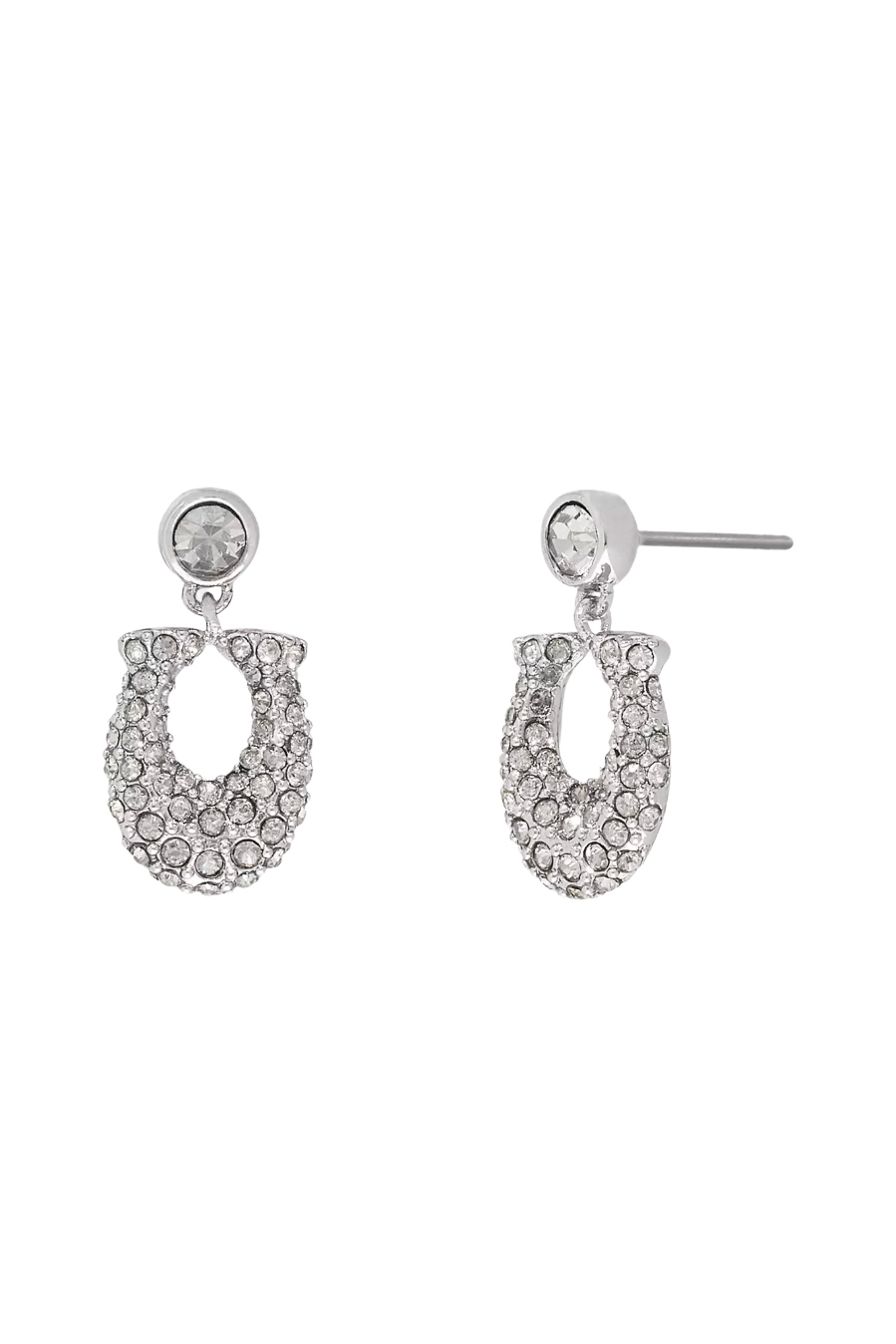 Coach , Signature Pav&eacute; Earrings