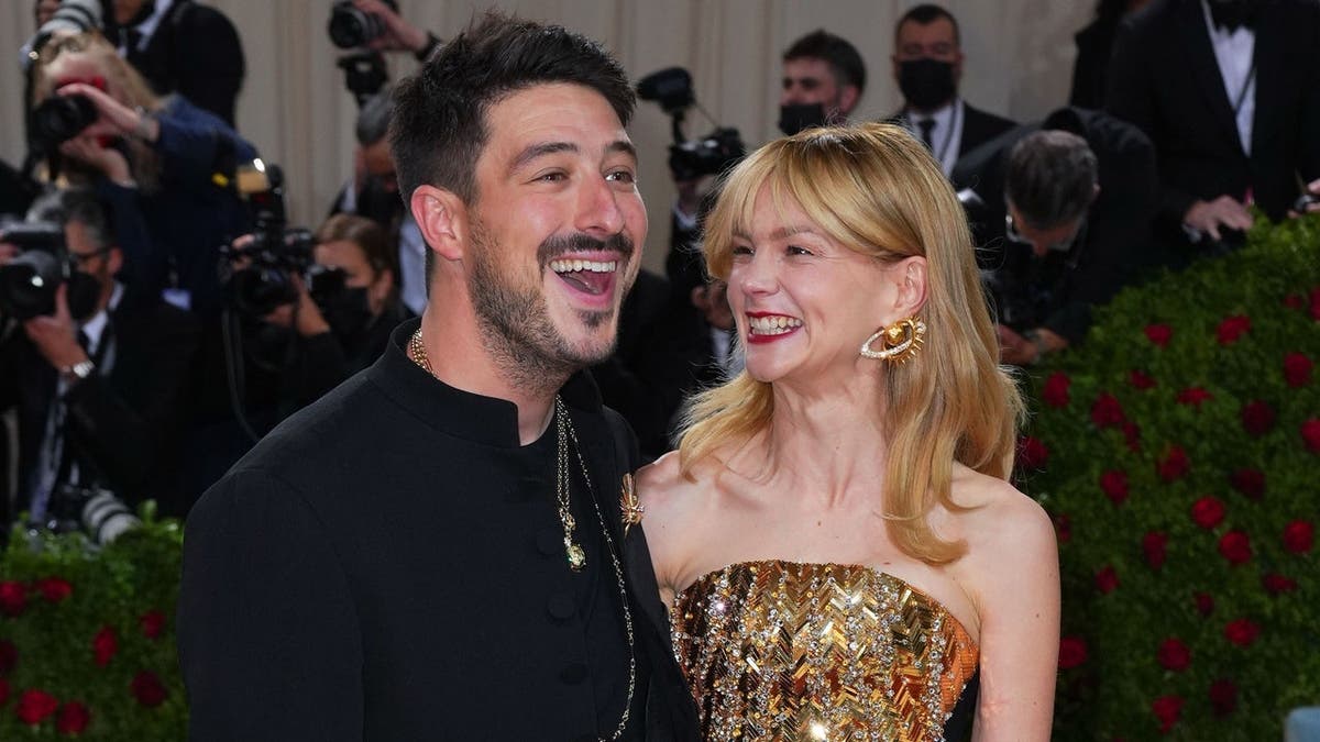 Marcus Mumford and Carey Mulligan attend the Met Gala at the Metropolitan Museum of Art.