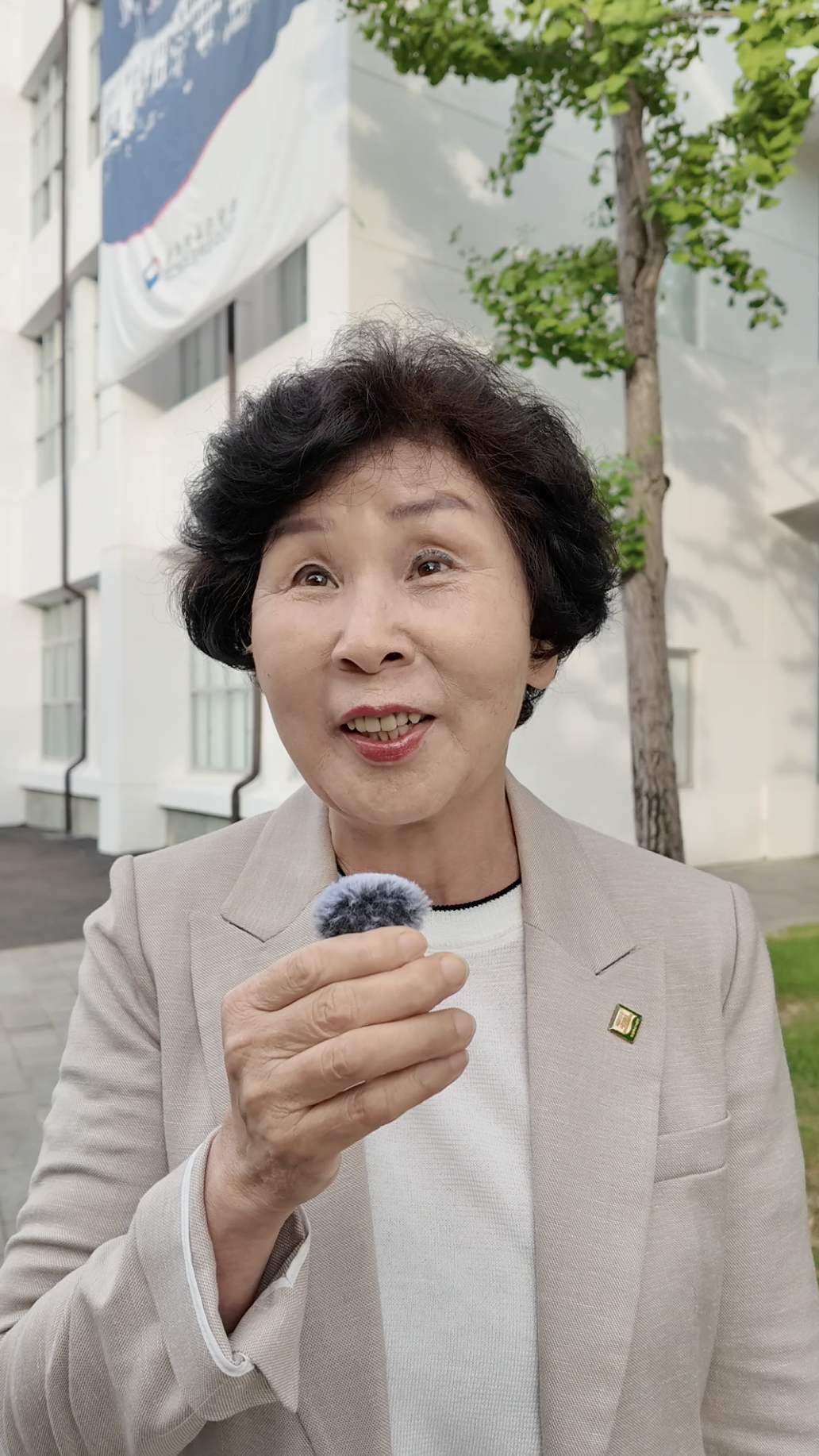Koo Kyoung-sook welcomes the investment for the opportunities it could bring young people but hopes the region's clean environment will be preserved. (Tammy Park/The Korea Herald)