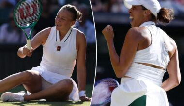 Madison Keys upsets Amanda Anisimova at Wimbledon