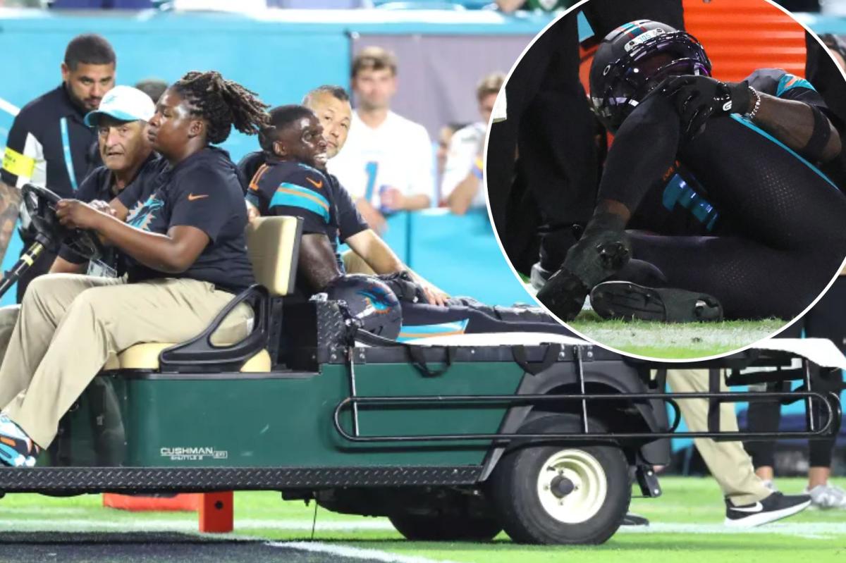 Tyreek Hill may not play in 2026 after devastating knee injury