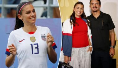 Alex Morgan in spotlight US-Belgium World Cup game outfit