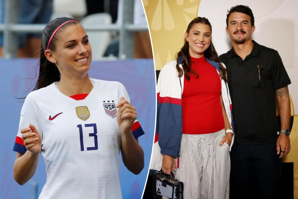 Alex Morgan in spotlight US-Belgium World Cup game outfit