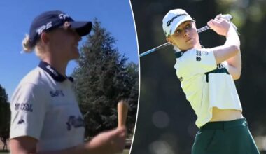 Charley Hull had ice cream delivered mid-round at Evian Championship in wild scene