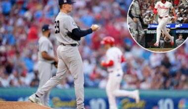 Yankees' pitching clunker sinks them in loss to Phillies
