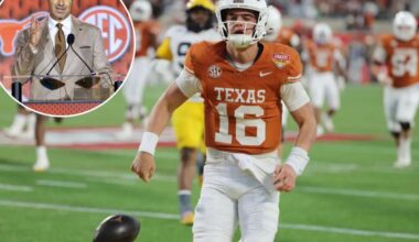 Arch Manning poised for huge 2026: Texas coach Steve Sarkisian
