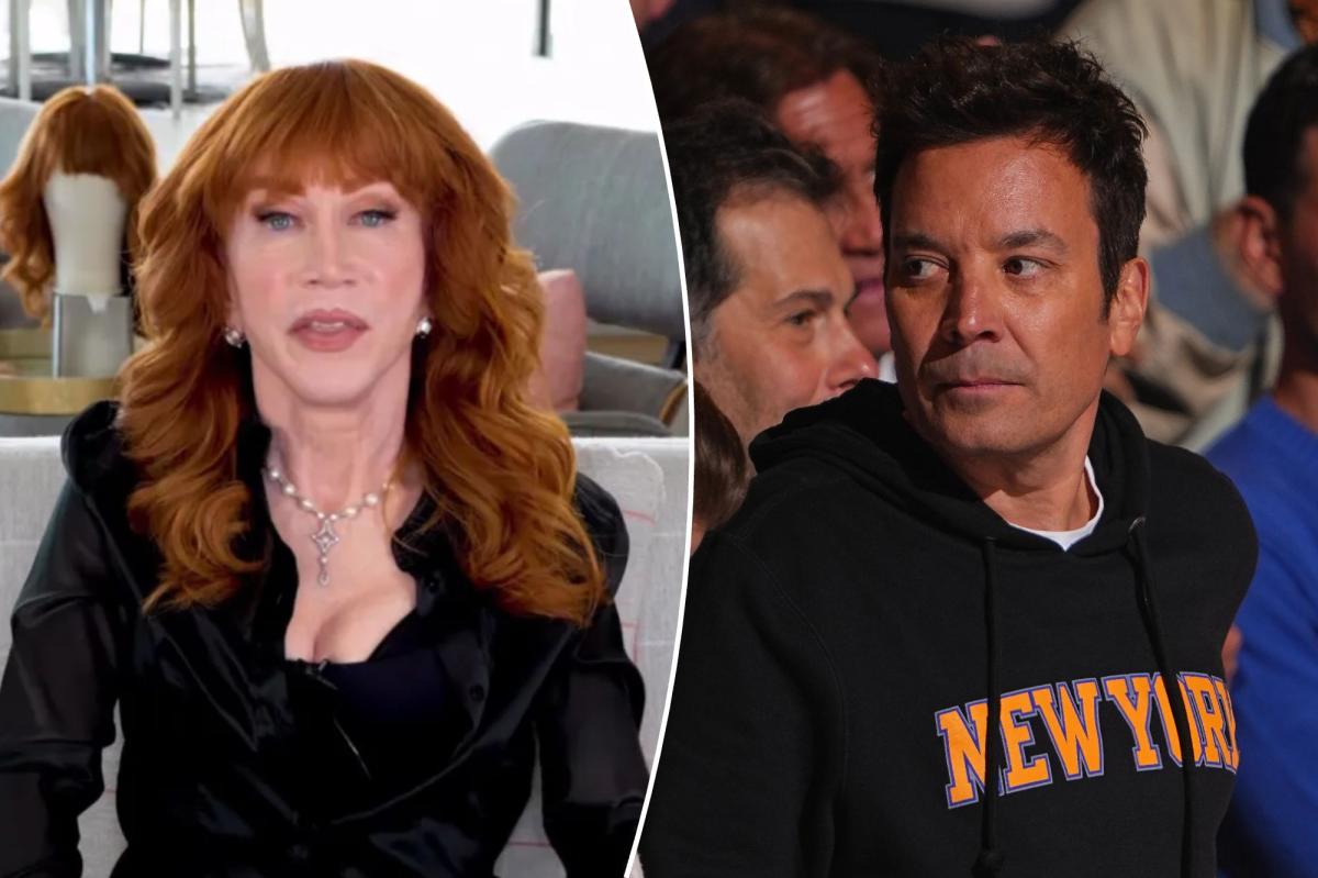Kathy Griffin claims she is banned from Jimmy Fallon’s 'Tonight Show'