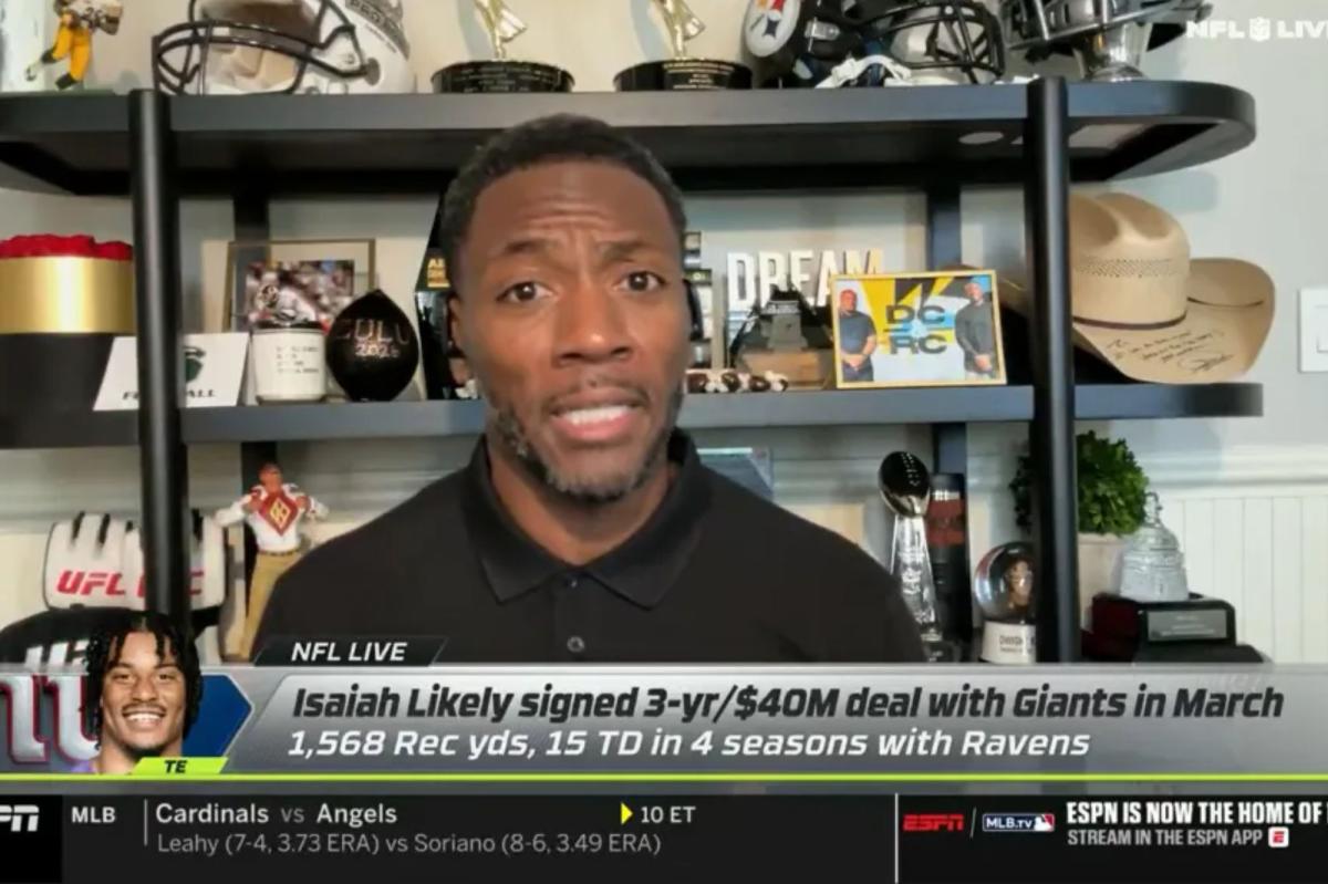 Ryan Clark learned of his ESPN layoff during 'NFL Live' appearance in awkward moment