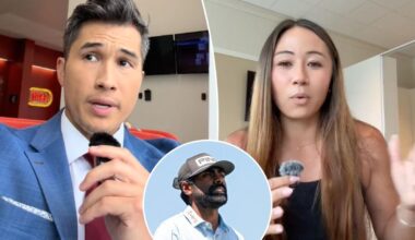 Golf WAG has 'uncomfortable' interaction with 'SportsCenter' host