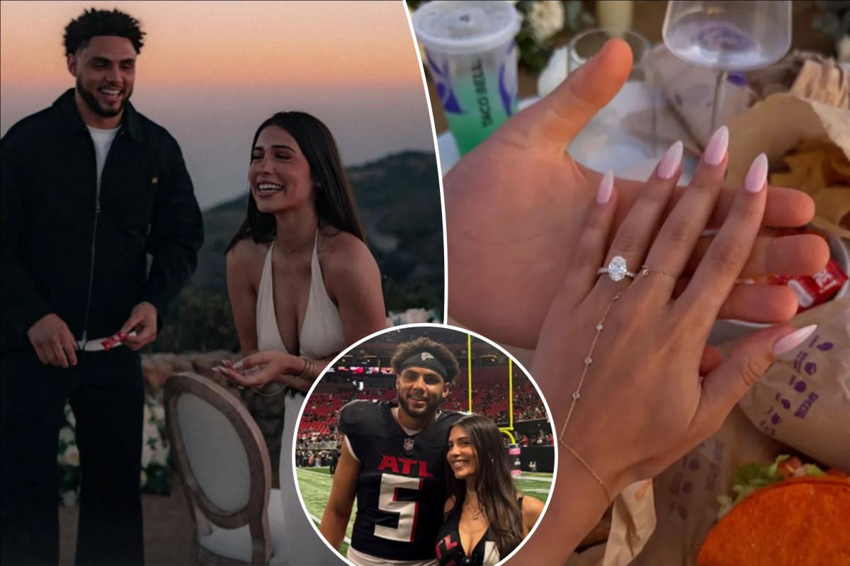 Drake London gets engaged after signing $141 million Falcons deal