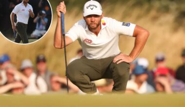 Sam Burns holding lead going into British Open's final round