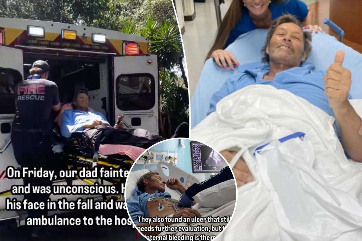 Ron Duguay rushed to hospital after scary home collapse