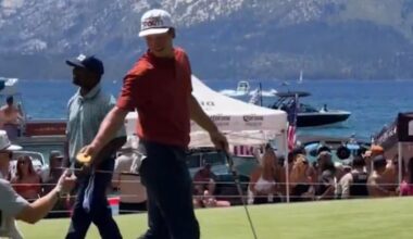 Boldy marks golf ball with gold medal, finishes in top 10 at American Century