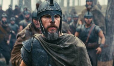 Matt Damon Nolan The Odyssey set