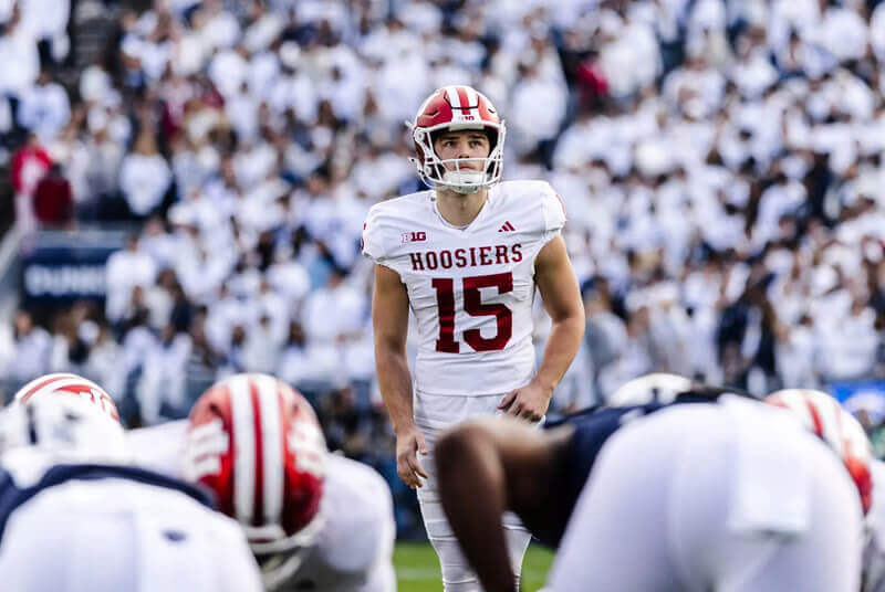 IU football kicker Nico Radicic.
