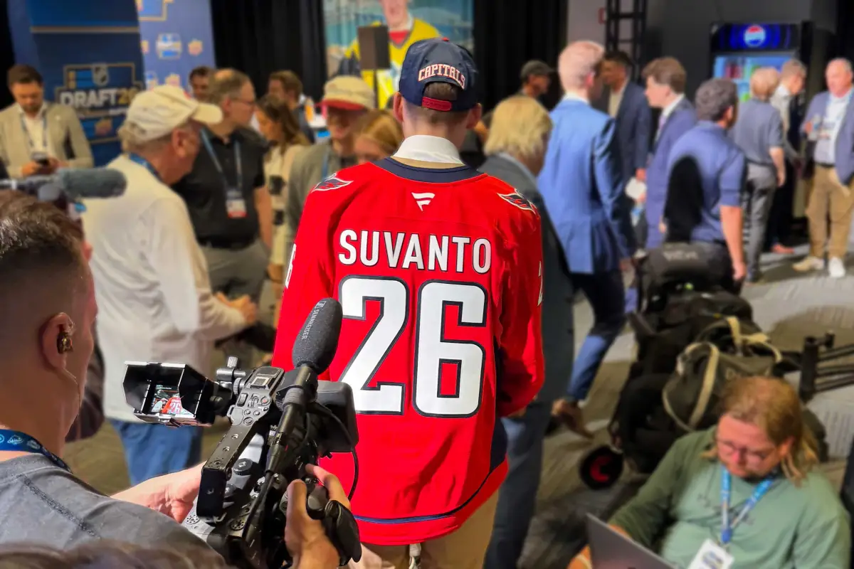 Capitals front office predicted selecting Oliver Suvanto during team’s mock draft ahead of 2026 NHL Draft