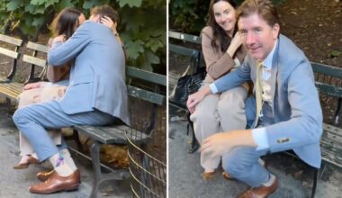 Rumored lawyers caught making out in Central Park in viral video identified as colleagues both in relationships