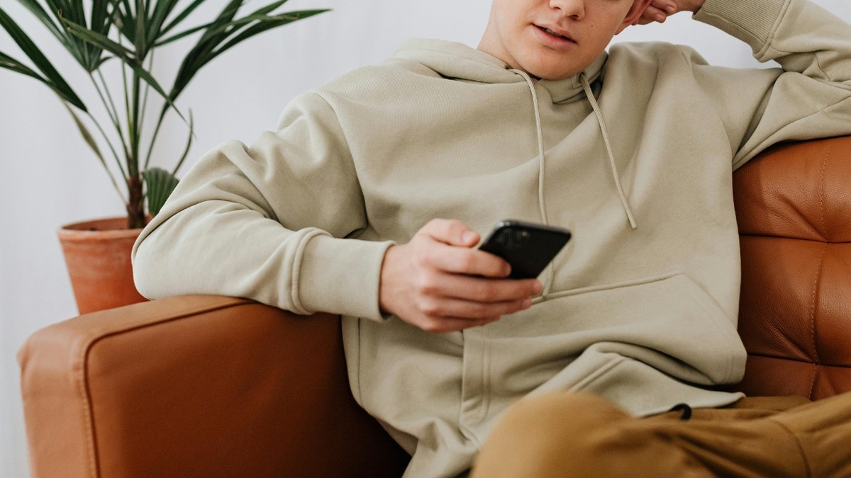 Person using phone