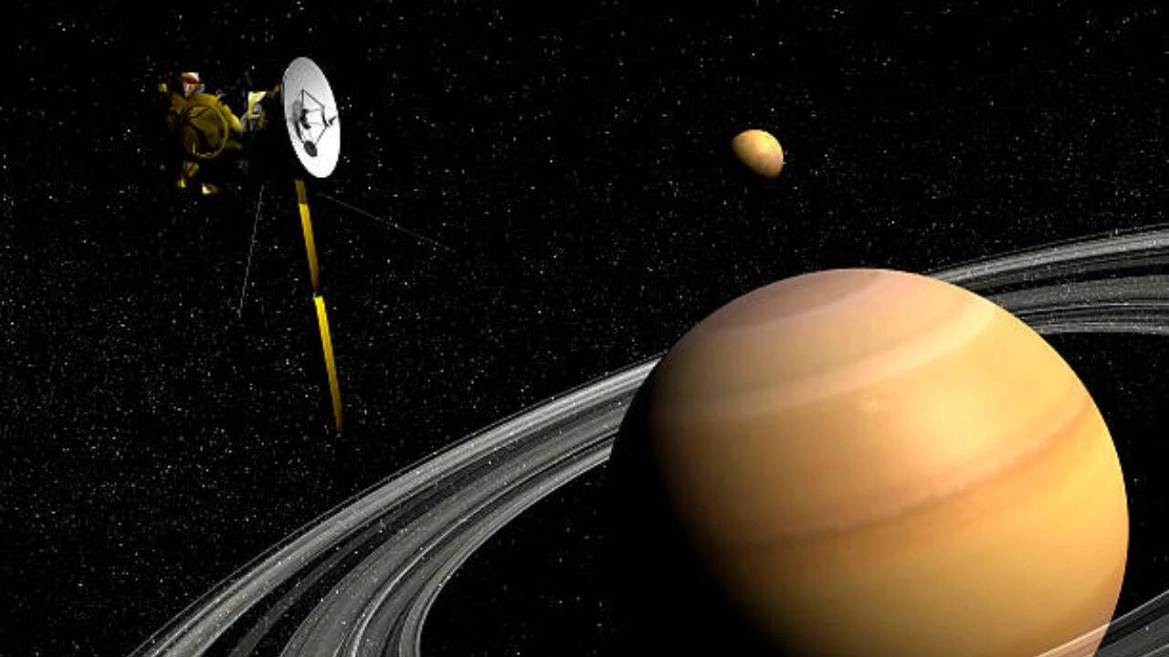 The boom would briefly touch the surface of a moving ring particle, collect material and retract before the spacecraft moves away Planetary Rings Autonomous EXploration with In-situ Sampling<br>