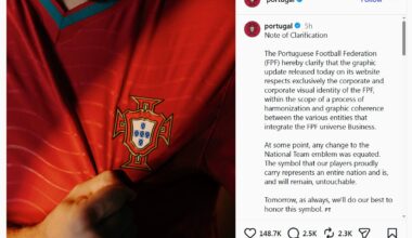 Portuguese Football Federation Unveils Controversial Minimalist Logo - Won't Be Used on Kits