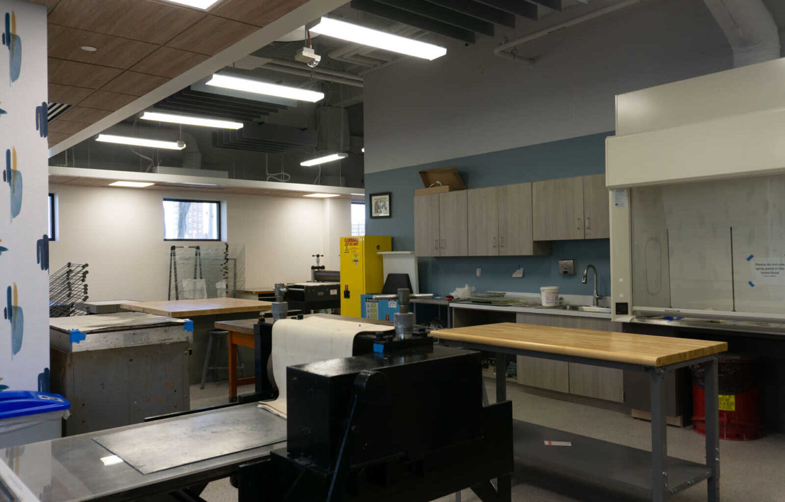 Step into the Print Making Studio at The Studios of Arlington Arts, where artists bring ideas to life