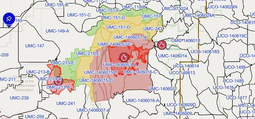 UPDATE: Evacuations levels increase for Hagan Fire in Umatilla County