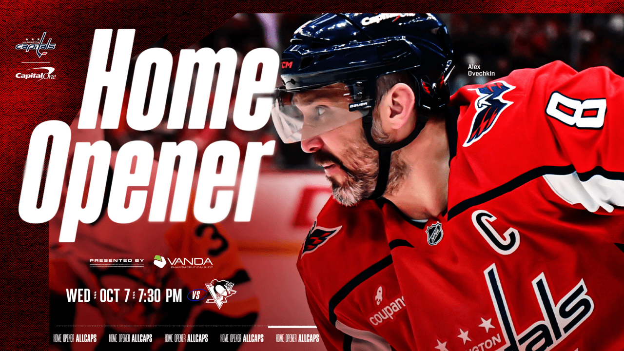 Capitals Announce Home Opener for 2026-27 Season