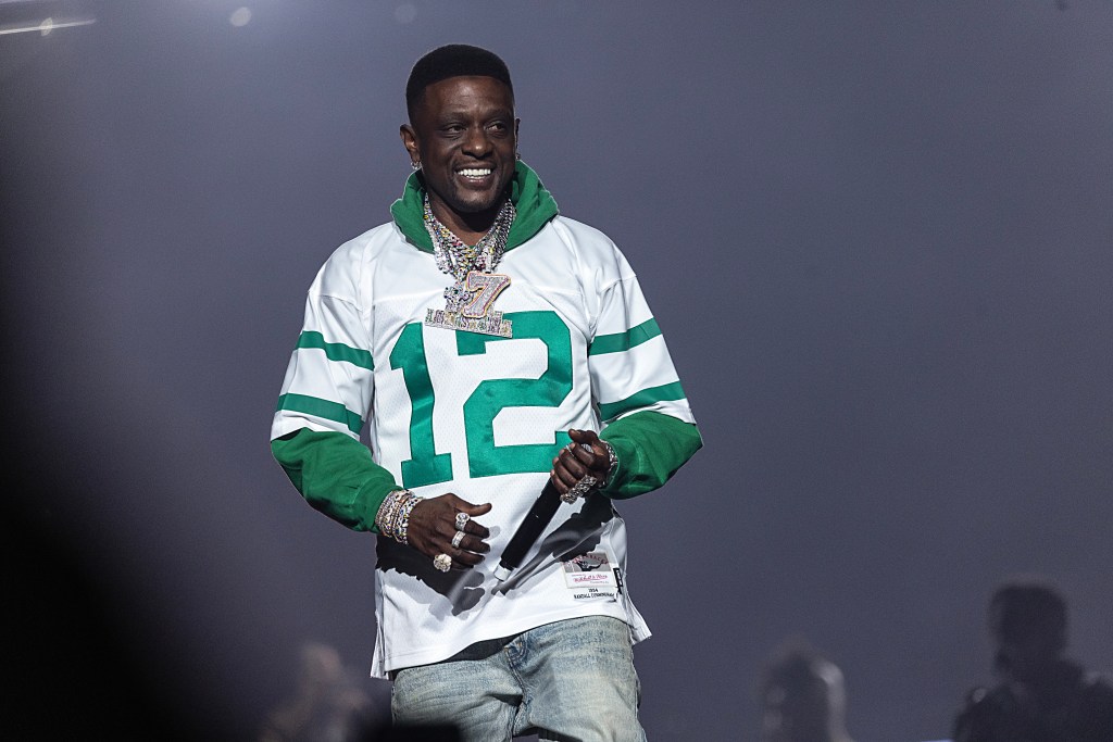 Rapper Boosie Badazz performing at Spectrum Center.