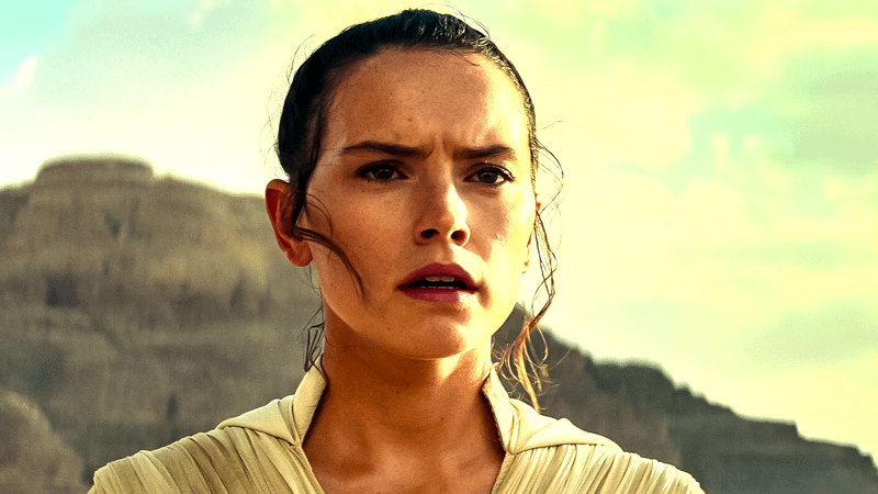 Star Wars actress Daisy Ridley as Rey.