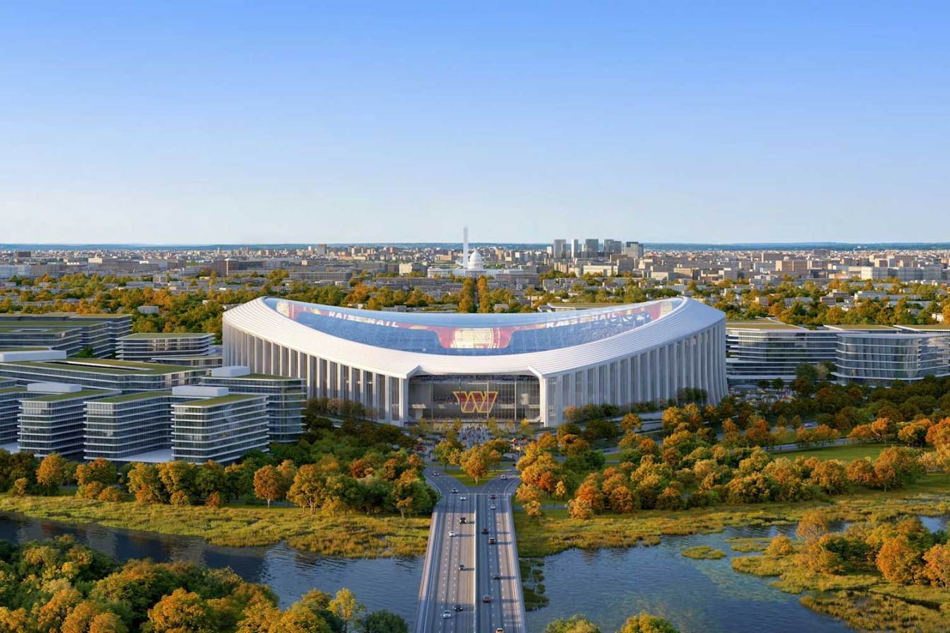 New Washington Commanders Stadium at RFK site