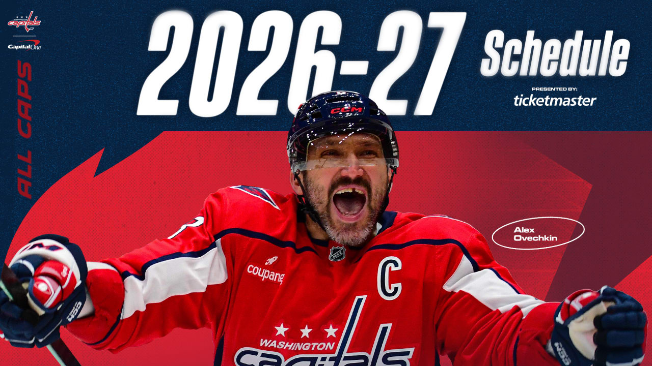 Capitals Announce 2026-27 Regular-Season Schedule