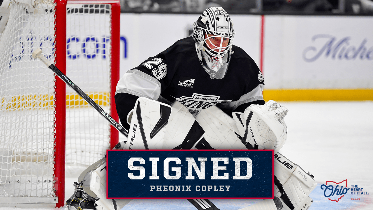 Blue Jackets sign goaltender Pheonix Copley to one-year contract