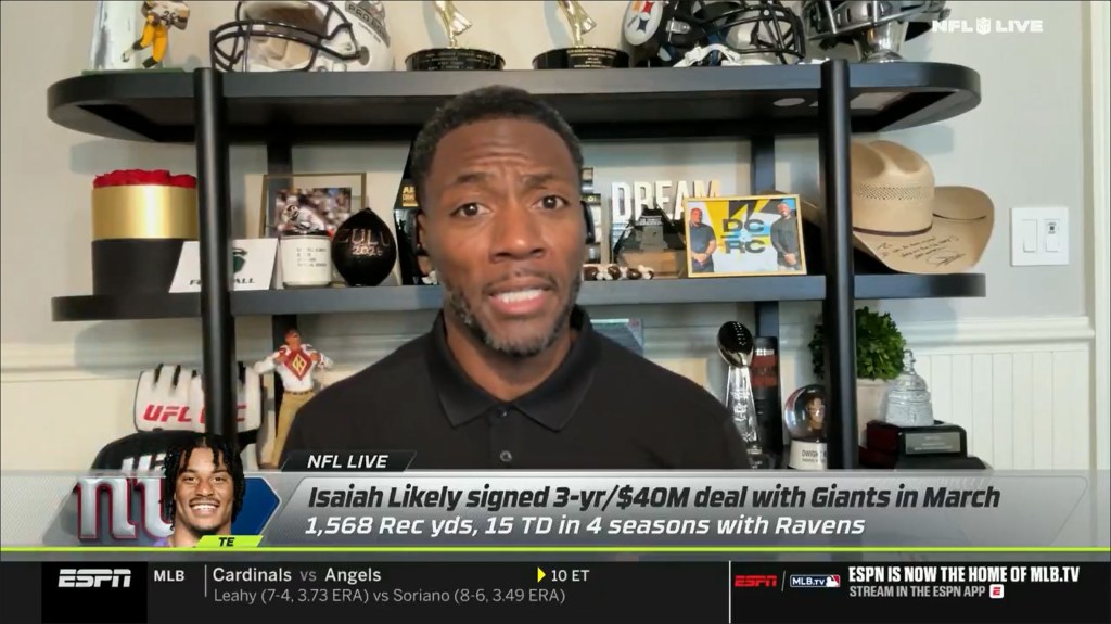 Ryan Clark was told he was being let going during a live appearance on ESPN.