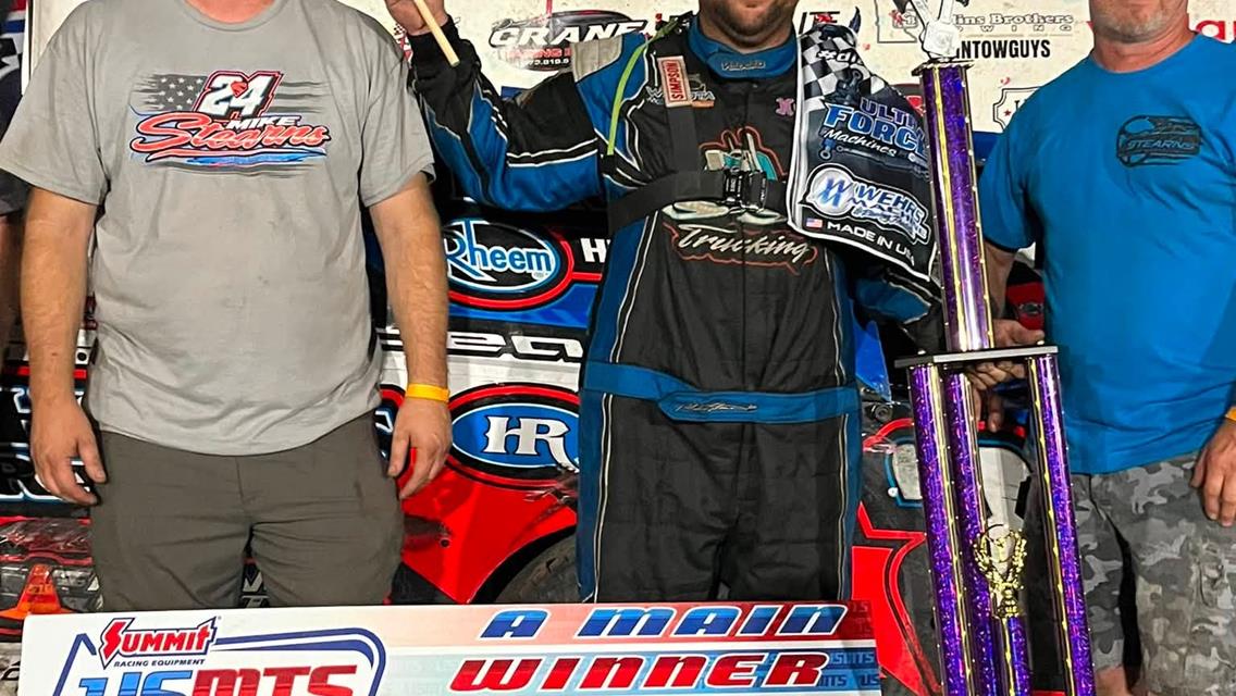 Mike Stearns Captures First Career USMTS Victory at Casino Speedway