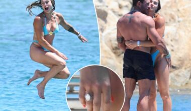 Bikini-clad Aryna Sabalenka, fiancé brush off Wimbledon upset with Greece getaway