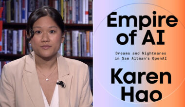 “Empire of AI”: Karen Hao on How AI Is Threatening Democracy & Creating a New Colonial World