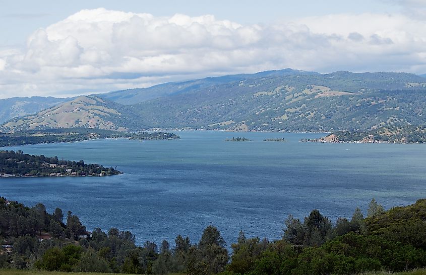 Overlooking Clear Lake, California.