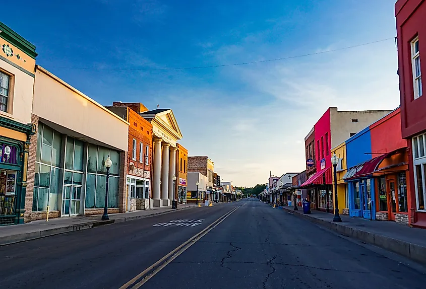 Bullard Street in downtown Silver City, New Mexico