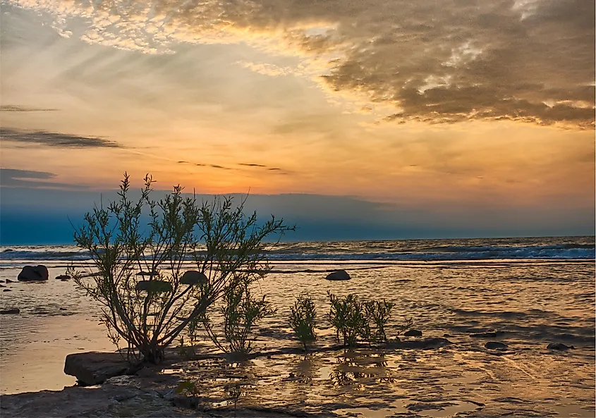 Kelleys Island, Ohio, on Lake Erie.